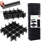 Flytianmy 40 Stück Schubladenteiler, Verstellbare Schubladen Organisers...
