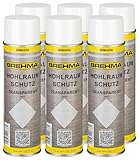 BREHMA 6X Hohlraumschutz Hohlraumversiegelung transparent Spray 500ml mit...