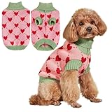 EASTLION Hundepullover,Sweater für Hunde,Rollkragenpullover mit...