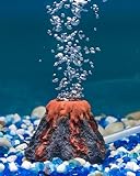 Pawfly Aquarium Vulkan Ornament Kit Aquarium Dekoration Mini Harz...