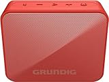 GRUNDIG Solo+ Red Bluetooth Lautsprecher, Soundbox, 3.5 W RMS Leistung, 30...