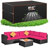 BOLEi Abdeckung Gartenmöbel Winterfest | Abdeckplane mit...