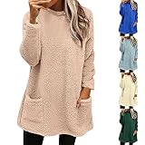 Damenpullover, Winter, warm und weich – Mantel für Damen, Winter, große...