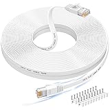 Lan Kabel 15 meter, Cat 6 Ethernet Kabel 15m, High Speed Netzwerkkabel,...