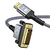 SNOWKIDS HDMI auf DVI Adapter Kabel 1.8m, Adapterkabel (Neuester Standard)...