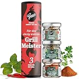 Gepp's Feinkost Grillgewürze Geschenkset 'Grillmeister' I Gourmet BBQ...