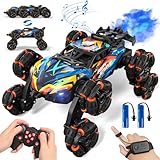 Ferngesteuertes Auto, 8WD RC Drift mit Handsteuerung, RC Stunt mit LED...