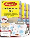 Aeroxon Kleidermottenfalle - Effektiver Mottenschutz für Kleiderschrank...