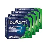 Ibuflam® akut 400 mg IBUPROFEN Filmtabletten| Doppel-Pack 4 x 50 Stk. |...