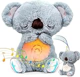 Yizemay Schlummer Otter Kuscheltier, Schlummer Koala mit Herzschlag, Koala...
