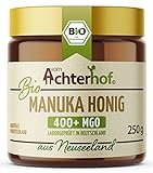 Bio Manuka Honig | 250g | 100% BIO | mit 400+ MGO | in Deutschland...
