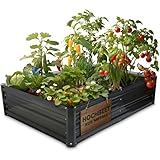 STREND PRO Hochbeet Metall 120x90x30cm | Niedrig Kleines Hochbeete für...