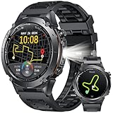 GPS Smartwatch Herren mit Telefonfunktion Fitnessuhr: 1,43' AMOLED...
