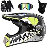 Motorrad-Dirt-Bike-Helm, Integral-Motocross-Helme, Professioneller...