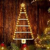 LED-Weihnachtsleiter-Lichter,90cm Weihnachtsdekorations-Lichter,8 Modi und...