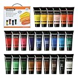 Artbreezing Acrylfarben-Set, 24 x 22 ml (0,74 fl. oz) Röhrchen-Set,...