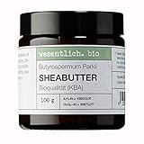 Sheabutter BIO 100g von wesentlich. - natürlich im Glastiegel - 100%...