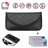 Newseego RFID Signalblocking Tasche | 2 x RFID-Kreditkartenhüllen, Keyless...