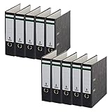 Centra Standard-Ordner, Wolkenmarmor, 10er Pack, Recycling, Blauer Engel,...