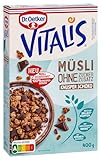 Dr. Oetker Vitalis Müsli ohne Zuckerzusatz Knusper Schoko 4er Pack Knusper...