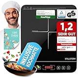 Stillstern Induktionskochplatte 2100W - Induktionskochfeld geeignet für...