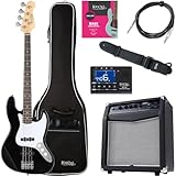 Rocktile Fatboy II BK E-Bass Starter Bundle Komplettset 7-teilig: 4-saitige...