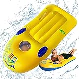 ZeYou Bodyboard Aufblasbar Schwimmbrett, Surfbrett Bodyboard, Aufblasbares...