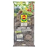 COMPO BIO Hochbeet- und Gewächshauserde torffrei, ideal für komfortables...