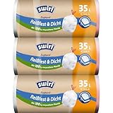 Swirl Reißfest & Dicht Zugband Müllbeutel 35 l (3 x 11 Beutel),...