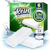 2,5X längere Lebensdauer | Schmutzradierer PRO 6 Stück - Neu:...