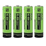 iMah AA wiederaufladbare Batterien für Solarleuchten, 1,2 V, 1300 mAh,...