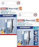 tesa Powerstrips® Waterproof, wasserfeste Klebestreifen, max. 2 kg,...