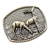 TingHaoO Western-Gürtelschnalle für Damen und Herren, 3,8 cm breit,...