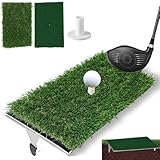 Golf Schlagmatte – Schwungpfad-Erkennung, 35x24 cm AL-Basis mit 7cm...