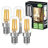 DSLebeen E14 LED Warmweiss Glühbirne Kühlschranklampe 2.4W 450LM Ersatz...