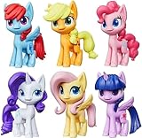 My Little Pony Figuren 8cm Spielzeug Sammelset mit 6 x Ponyfiguren...