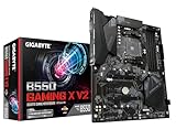 GIGABYTE B550 Gaming X V2 Mainboard – AMD Ryzen 5000 CPUs, 10+3 Phasen...