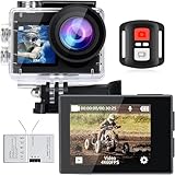 icefox Action Cam 4K Unterwasserkamera Wasserdicht 40M Ultra HD 20MP Kamera...