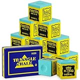 flintronic Billard Chalk, 12PCS Snooker Chalk Billardkreide, Pool Queue...