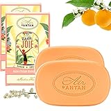 Pack 2x100g Seife JOIE Un Air d'Antan/Parfüm: Orangenblüte/Bio-Arganöl &...