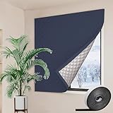 Thermo Cover Fenster 120 x 85 cm, Wiederverwendbar, Fensterisolierung,...