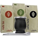 Mate Tee Set Bio ● 3 Matesorten + doppelwandiger Edelstahl Matebecher +...