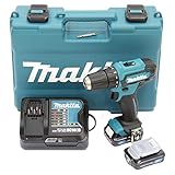 Makita DF333DSAE Akku-Bohrschrauber 12 V max. / 2,0 Ah, 2 Akkus +...