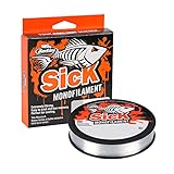 Berkley Sick Nylon-Angelschnur – Monofil-Angelschnur mit geringer...