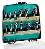 ENT 09012 12-tlg. Fräser Set Hartmetall - Schaft 8 mm - 8 verschiedene...