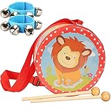 liuer Kindertrommel Trommel Musikinstrumente Set Spielzeug mit...