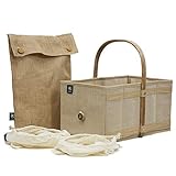 achilles Handle-Box Natur, Einkaufskorb, Einkaufstasche, Tragekorb,...