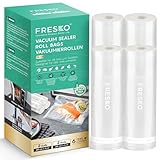 FRESKO Vakuumrollen 2 Rollen 28 x 600cm+2 Rollen 20 x 600cm, Professionelle...