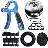 Handtrainer Fingertrainer, Griffkraft Trainer Trainings set 6er Pack,...