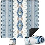 SanRes Picknickdecke 200x200 cm,Waschbare Campingdecke,Wasserdichter...
